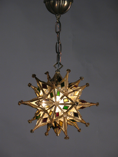 Muliti-pointed Moravian Star Pendant